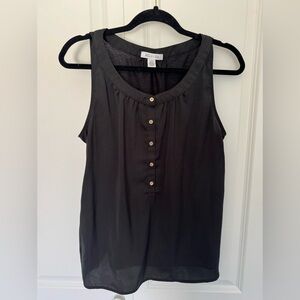 Kenneth Cole Reaction Black Sleeveless Blouse